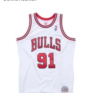 Mitchell & Ness Chicago Bulls 1997-98 Dennis RODMAN SWINGMAN White Jersey